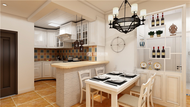 美式風(fēng)格裝修餐廳效果圖 美式風(fēng)格裝修餐廳效果圖