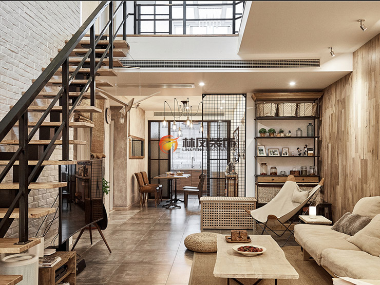 LOFT工業(yè)風裝修效果圖