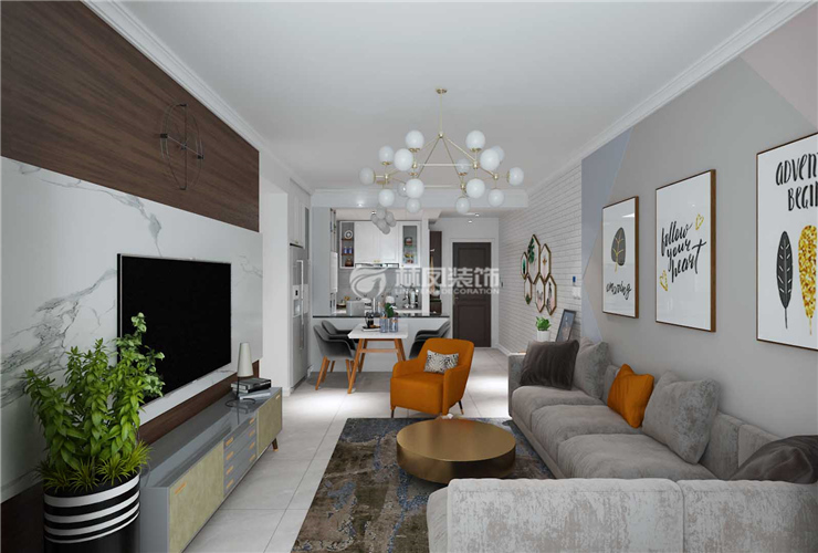 現(xiàn)代風(fēng)格護(hù)墻板設(shè)計(jì)裝修效果圖