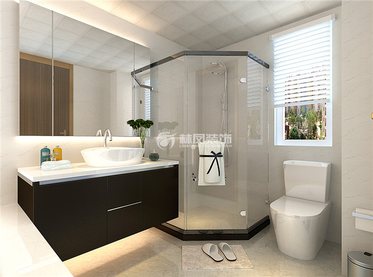 衛(wèi)生間干濕分離設計裝修效果圖