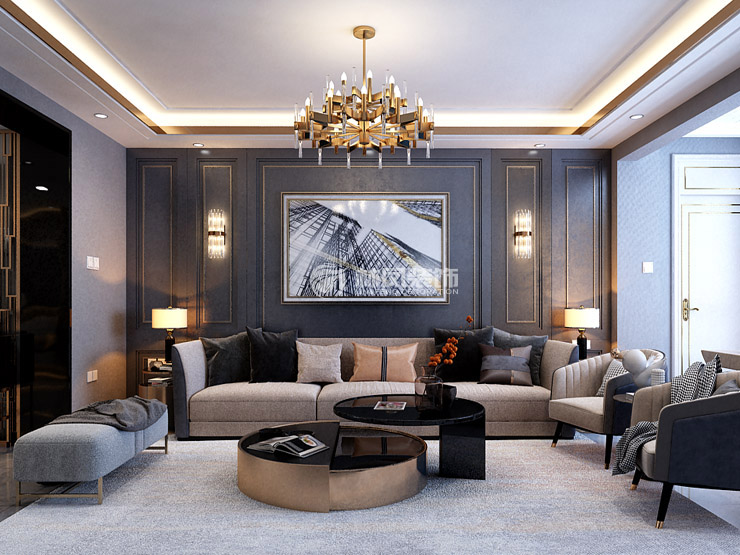 現(xiàn)代輕奢風(fēng)格裝修效果圖