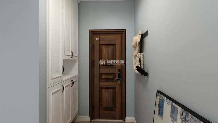 北歐風(fēng)格入戶(hù)門(mén)顏色選擇裝修效果圖