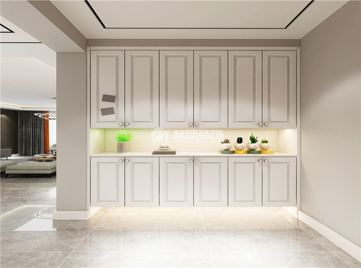 輕奢風(fēng)格玄關(guān)鞋柜裝修效果圖