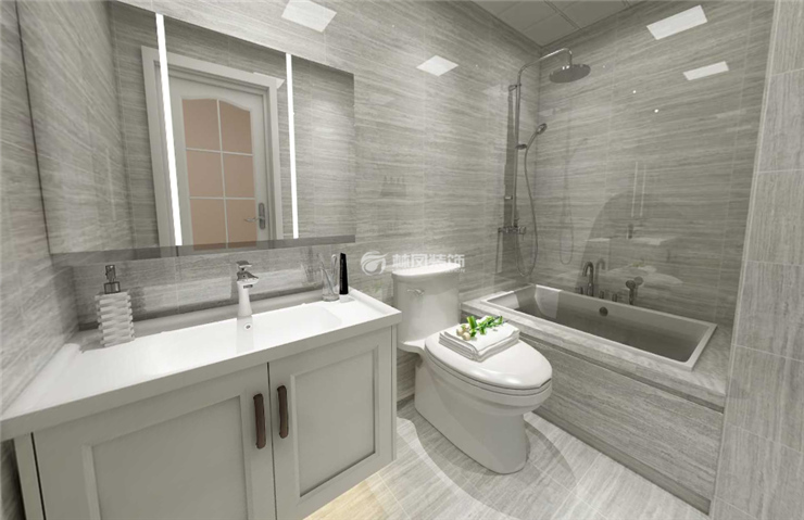 現(xiàn)代風(fēng)格衛(wèi)生間設(shè)計裝修效果圖