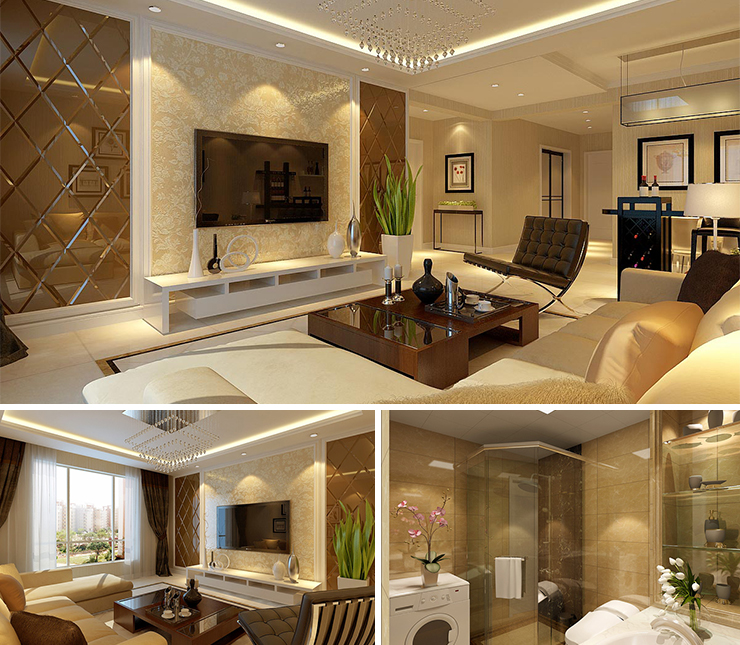 泰盈十里錦城113平北歐風(fēng)格裝修效果圖