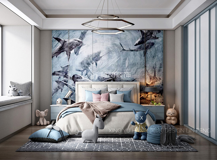 兒童房墻面設(shè)計裝修效果圖