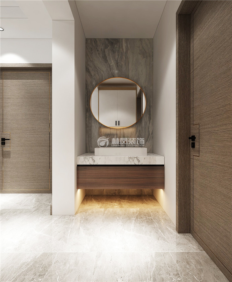 二分離式衛(wèi)生間設計裝修效果圖