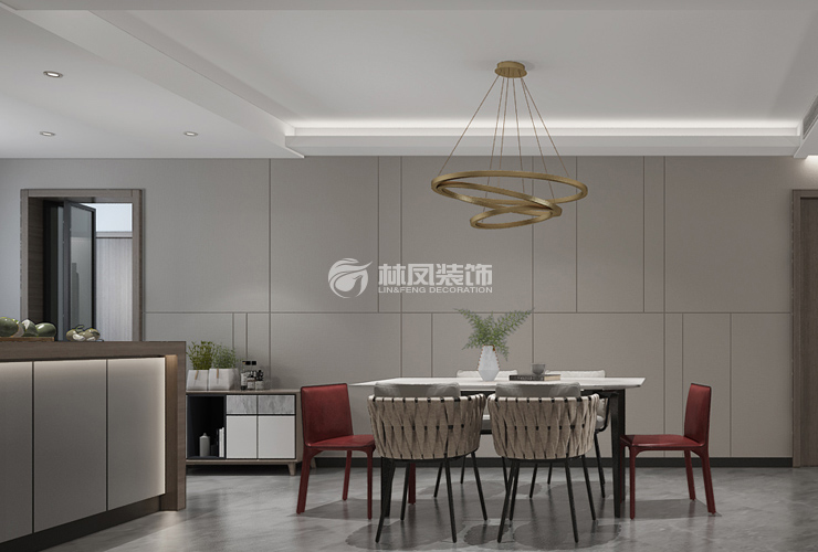 港式風格LDK設(shè)計裝修效果圖