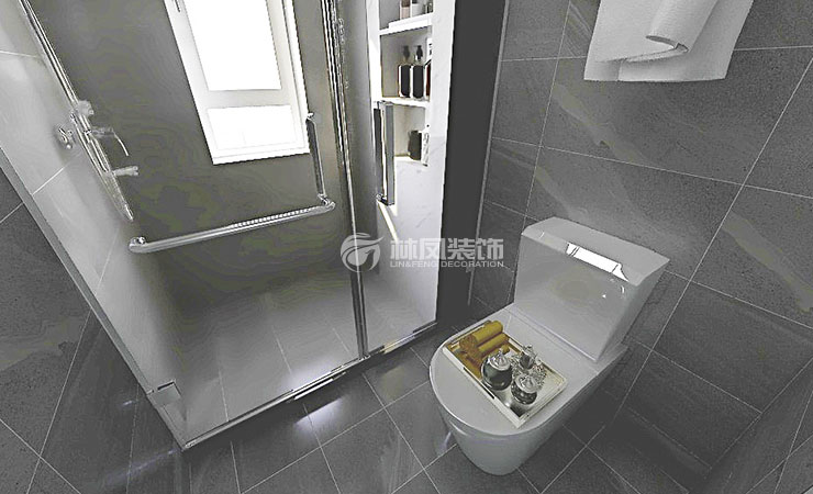 現(xiàn)代風格衛(wèi)生間地漏選擇裝修效果圖