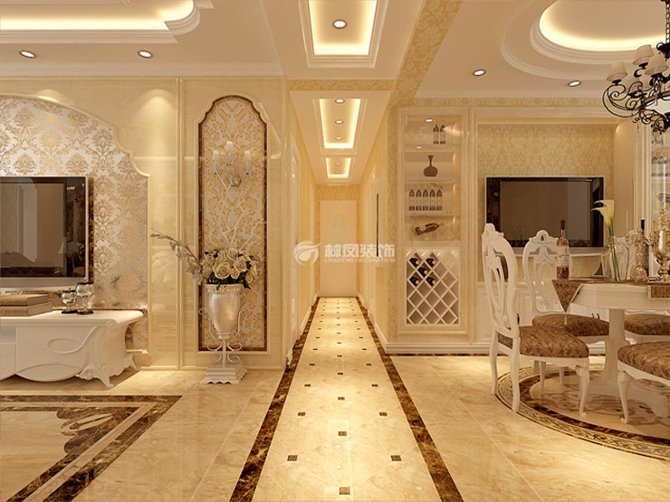 過(guò)廊燈帶設(shè)計(jì)裝修效果圖