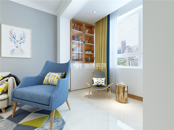 北歐風(fēng)格陽臺裝修效果圖