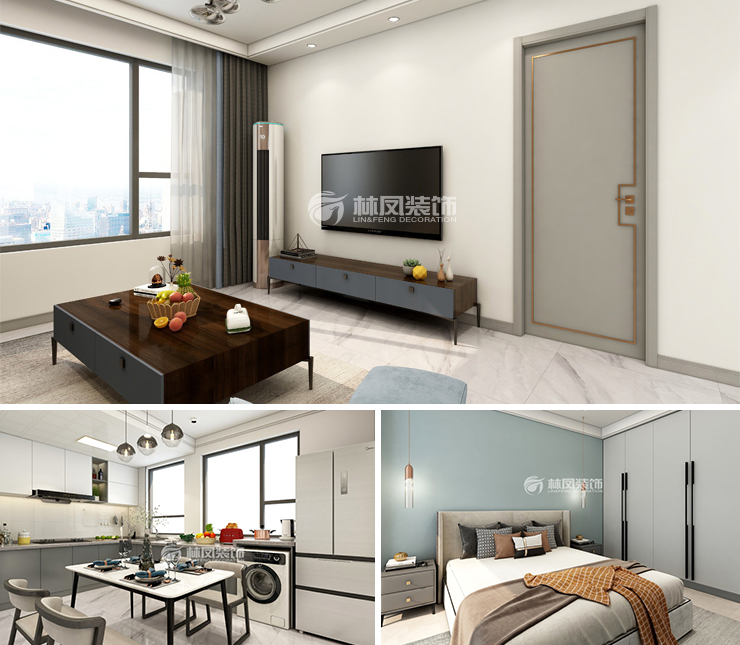 華發(fā)全運首府 118平 現(xiàn)代簡約風(fēng)格裝修效果圖