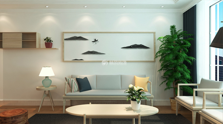 北歐風格客廳裝修效果圖