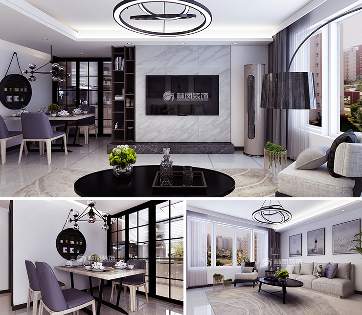 金科中南?集美尚景 99平 現(xiàn)代簡(jiǎn)約風(fēng)格裝修效果圖