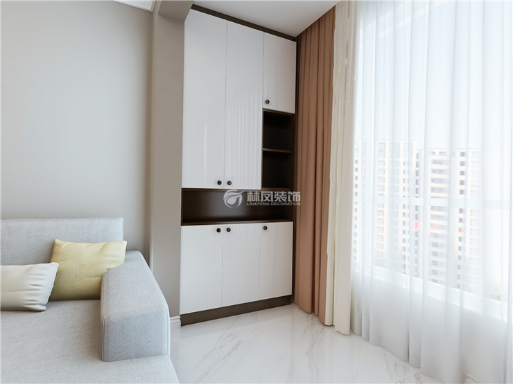 現(xiàn)代風(fēng)格陽(yáng)臺(tái)鋪貼地磚裝修效果圖