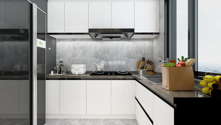 現(xiàn)代風格廚房裝修效果圖
