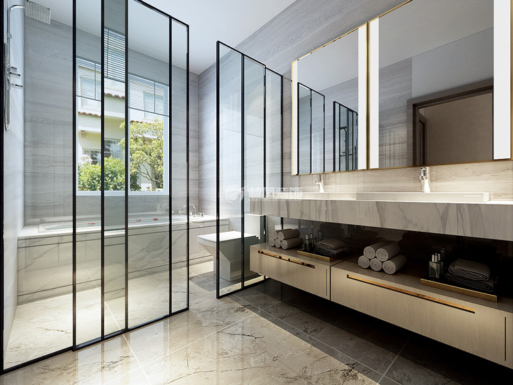 輕奢風格衛(wèi)生間裝修