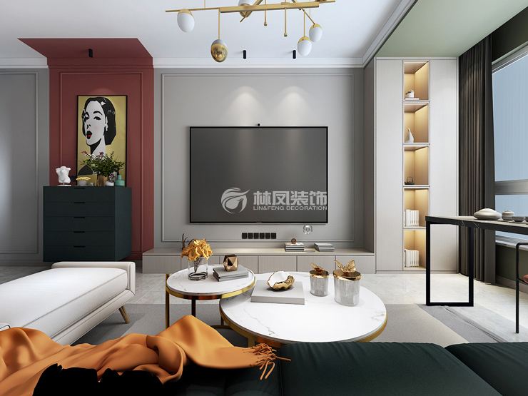 華強(qiáng)城簡(jiǎn)約現(xiàn)代裝修風(fēng)格效果圖