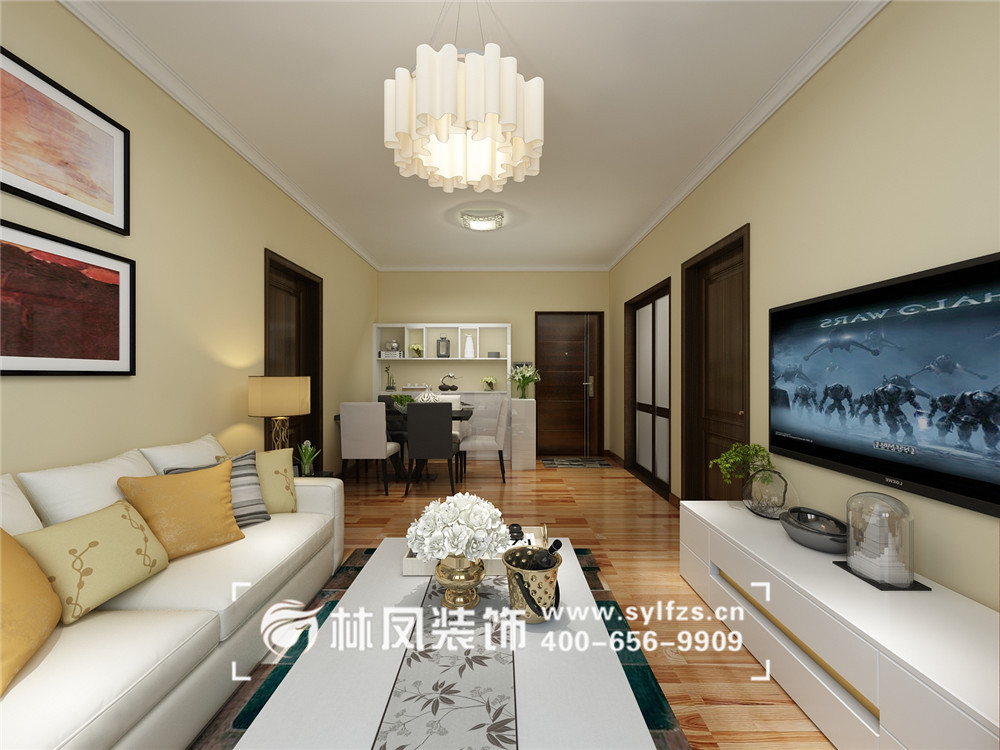 圖為小戶(hù)型房屋裝修效果圖