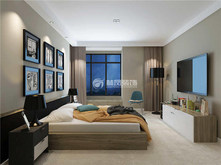 龍湖唐寧one-144㎡-現(xiàn)代風格-臥室.jpg