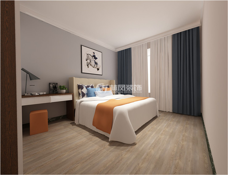 保利達江灣城-91㎡-北歐現(xiàn)代- 主臥 (1).jpg