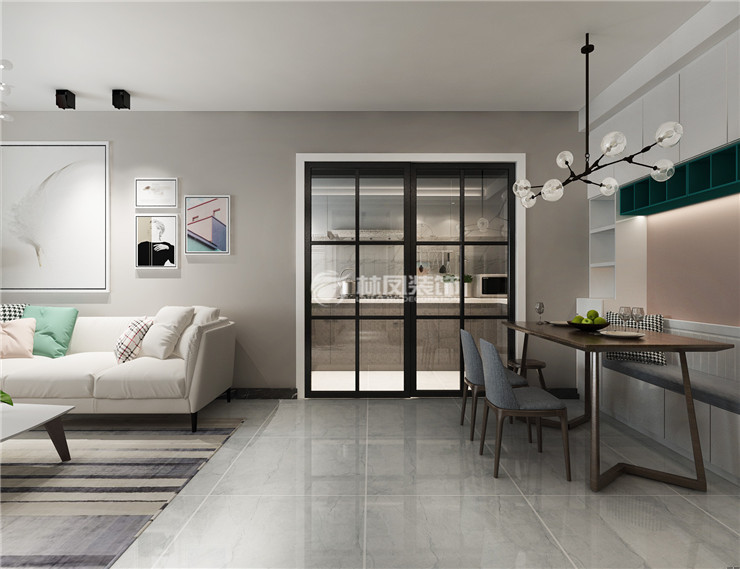 保利達江灣城-91㎡-北歐現(xiàn)代- 門廳 (2).jpg