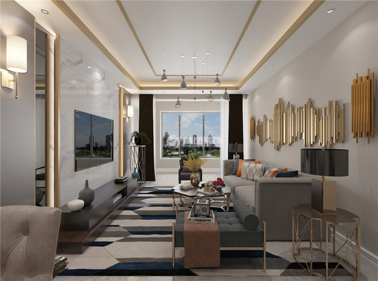 美的城-105平-現(xiàn)代風格-客廳 (3).jpg