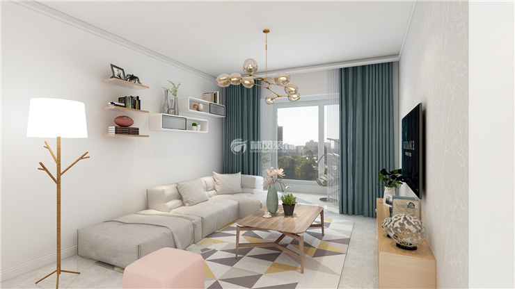 中?？党?105平-現(xiàn)代簡(jiǎn)約風(fēng)格-客廳.jpg
