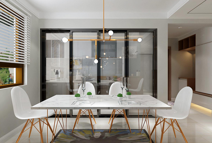 中?？党?125平-北歐輕奢風(fēng)格-餐廳1.jpg
