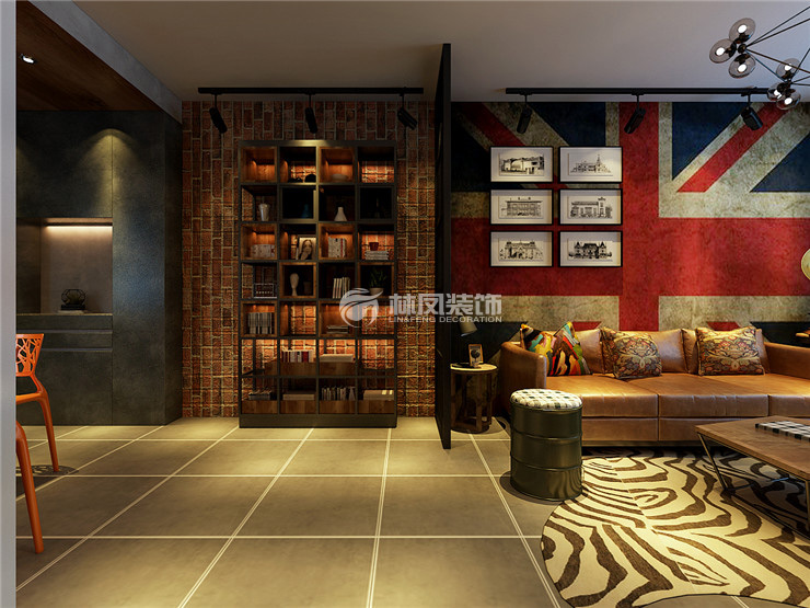 保利達翠提灣-79平-工業(yè)風(fēng)格-沙發(fā)背景.jpg
