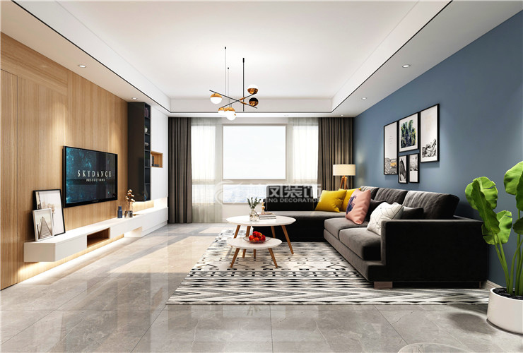 保利香檳國(guó)際-134平-北歐風(fēng)格-客廳2.jpg