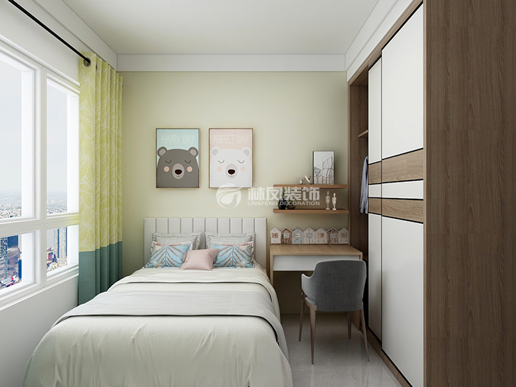 金輝優(yōu)步學府-110平-現(xiàn)代風格- 次臥室2.jpg