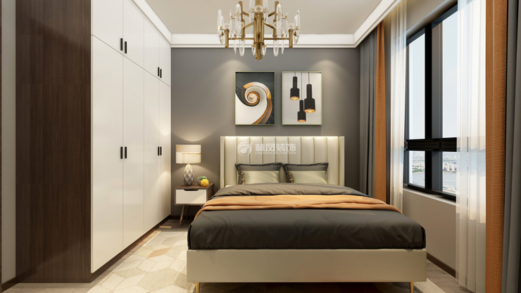 綠地海域香庭-99平-現(xiàn)代風格-主臥.jpg