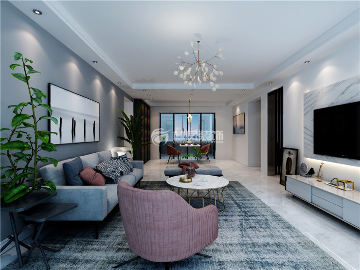 中航城兩河流域-150平-現(xiàn)代風格-客廳.jpg