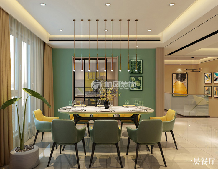 設(shè)計(jì)五部-王偉力-萬科西華府400平米-現(xiàn)代風(fēng)格-一樓餐廳.jpg