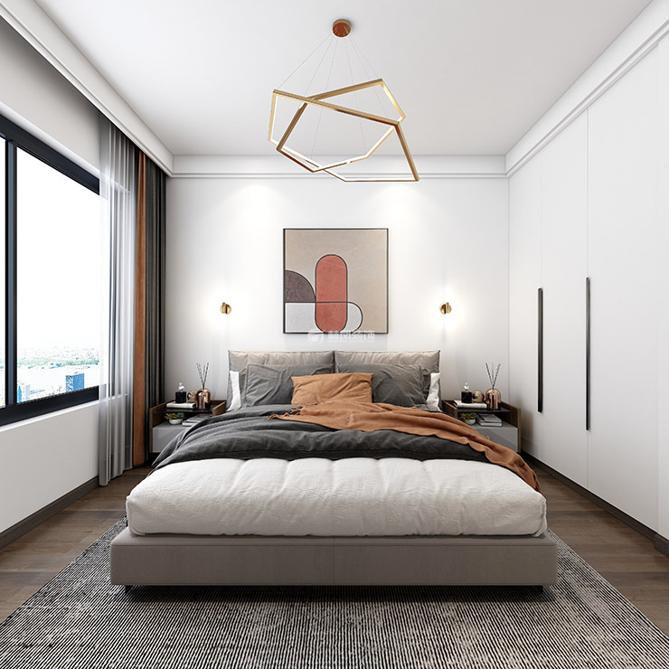 旭輝東樾城-102平-現(xiàn)代簡約-次臥1.jpg