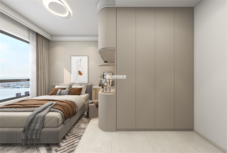 設計八部-慈英雪-華潤靜安府-106-現(xiàn)代風格-次臥2.jpg