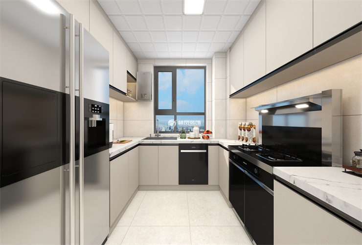 設計八部-慈英雪-華潤靜安府-106-現(xiàn)代風格-廚房.jpg