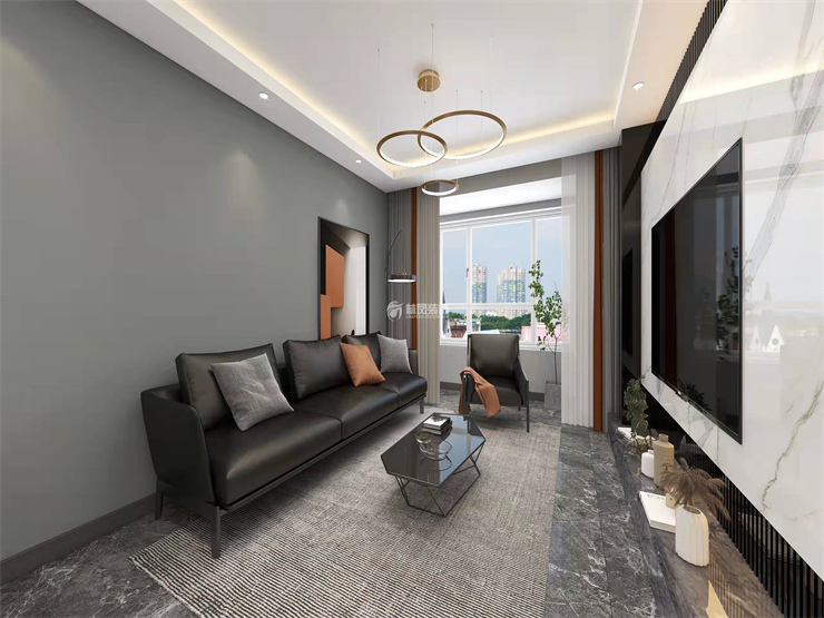 悅景新世界-現(xiàn)代風格-105平-客  廳.jpg