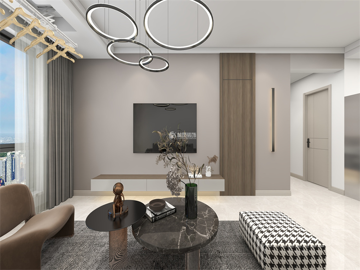 浦江苑御品-95平-現(xiàn)代風格- 客 廳.jpg