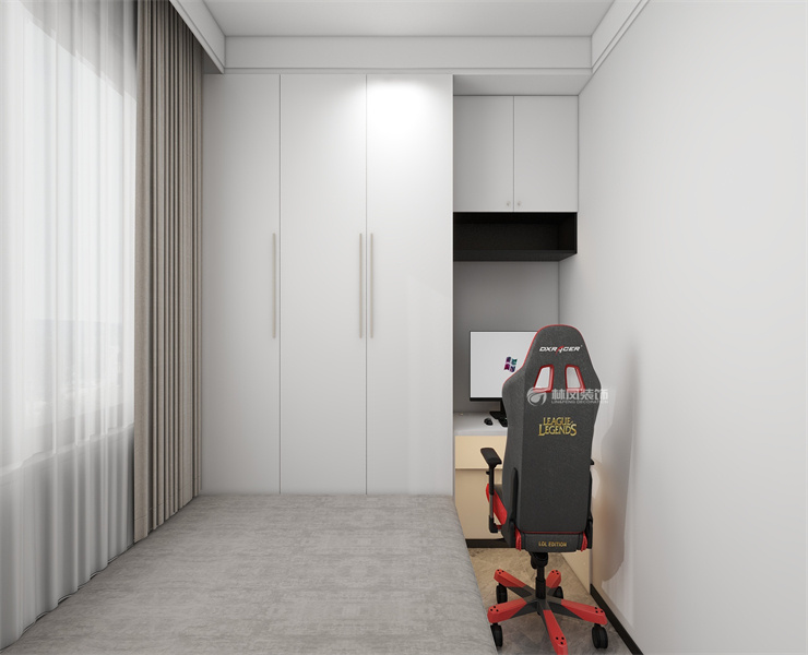 中海寰宇天下A區(qū)99㎡ 現(xiàn)代風格 次臥.jpg